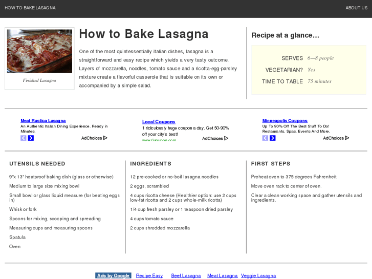 www.howtobakelasagna.com