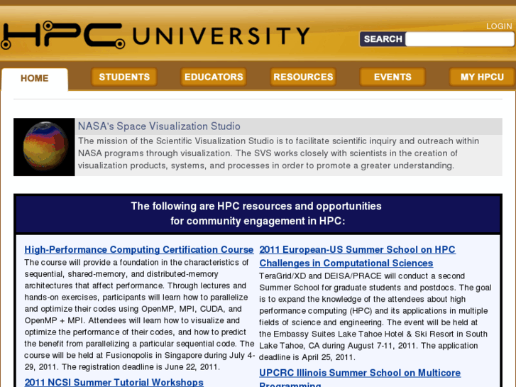 www.hpcuniv.net