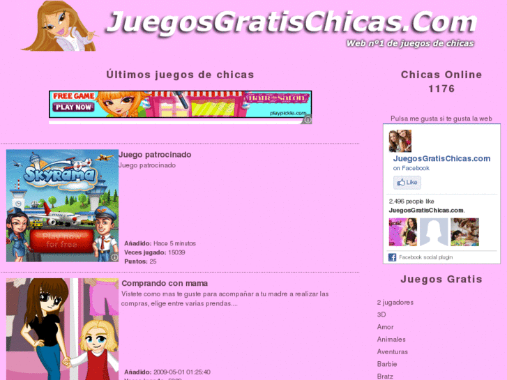 www.juegosgratischicas.com