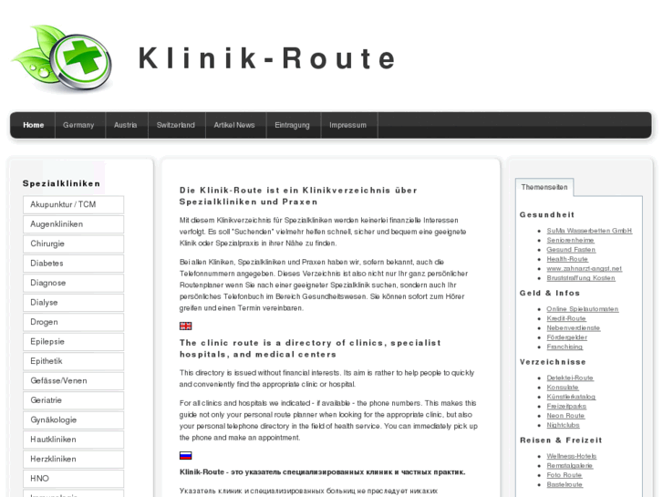 www.klinikroute.com