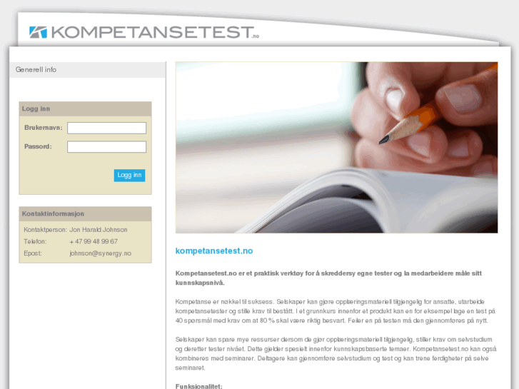 www.kompetansetesten.com