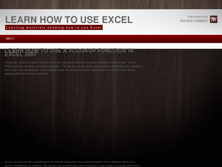 www.learnhowtouseexcel.com
