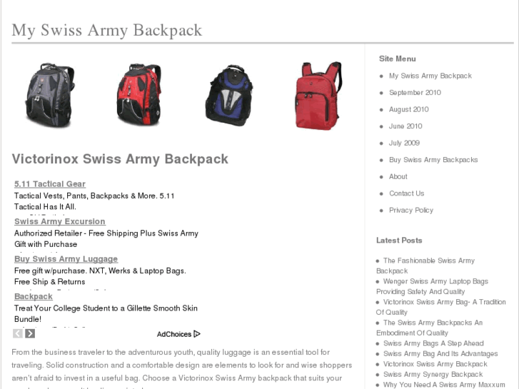 www.myswissarmybackpack.com