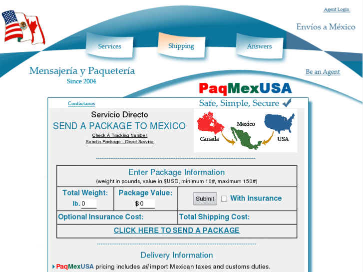 www.paqmexusa.com