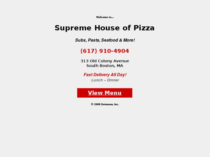 www.supremehousepizza.com