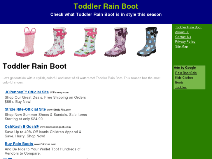 www.toddlerrainboot.com