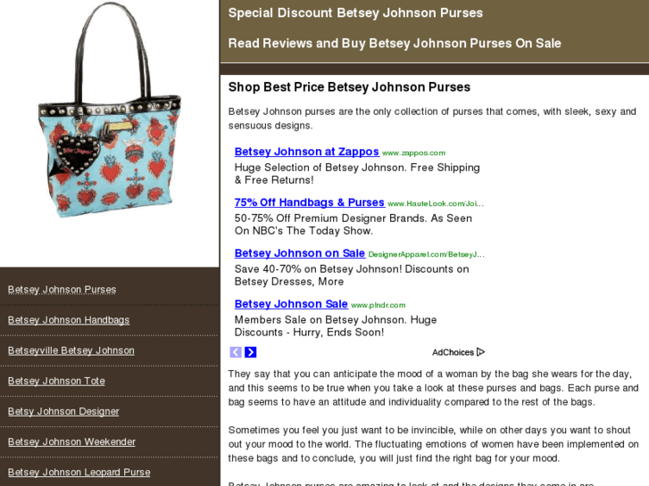 www.betseyjohnsonpurses.com