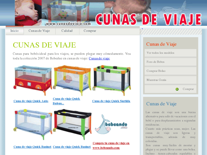 www.cunasdeviaje.com