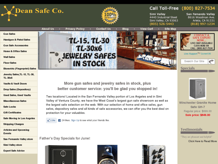 www.deansafe.biz