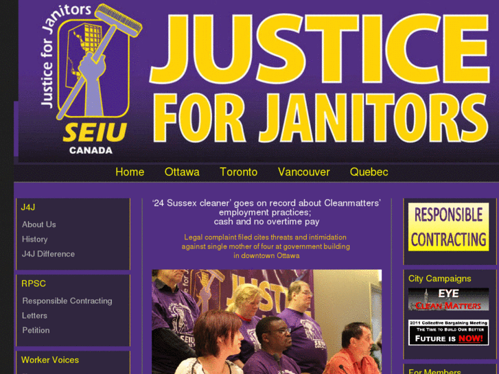 www.justiceforjanitors.ca