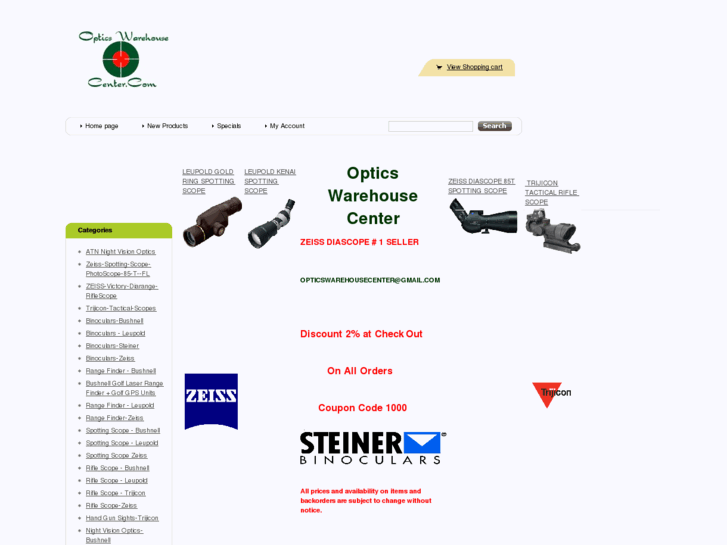 www.opticswarehousecenter.com