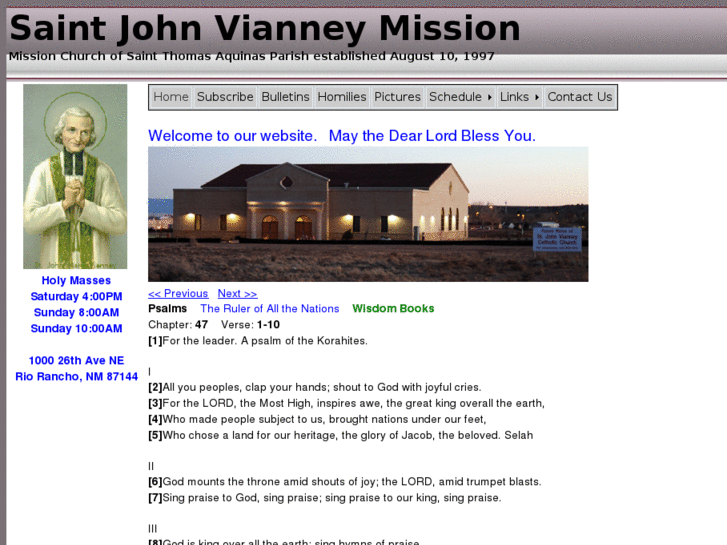 www.stjohnvianneyparish.org