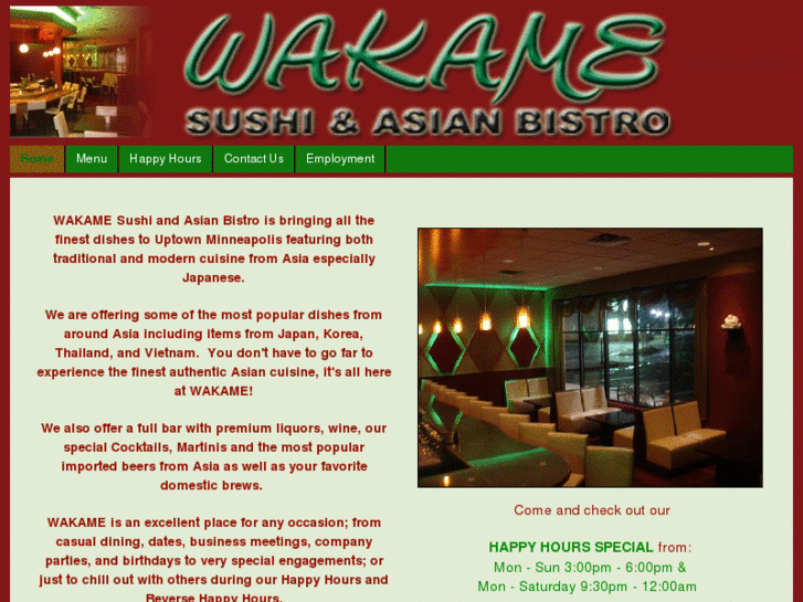 www.wakamebistro.com