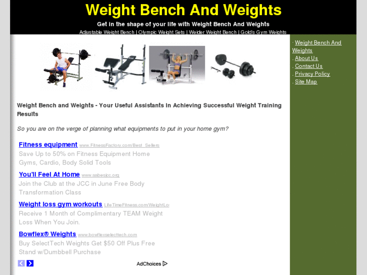 www.weightbenchandweights.com