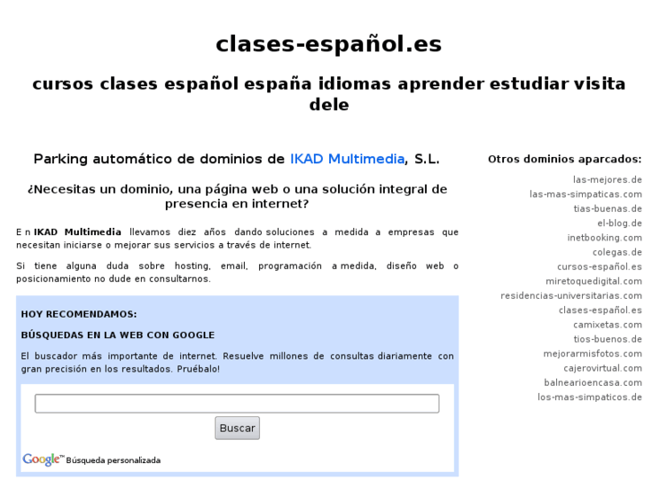 www.xn--clases-espaol-skb.es