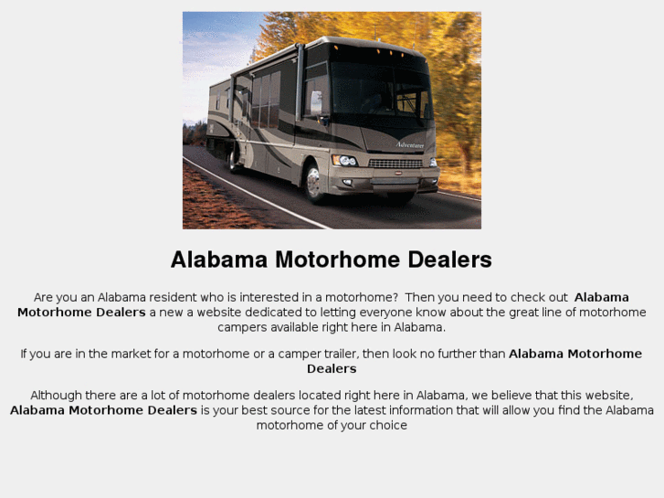 www.alabama-motorhome-dealers.us