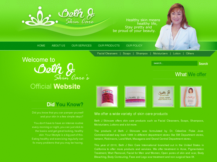 www.bethjskincare.com