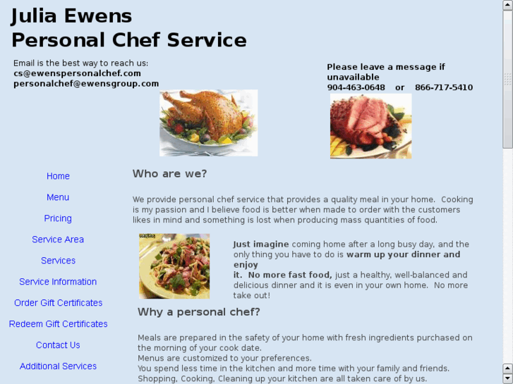 www.ewenspersonalchef.com