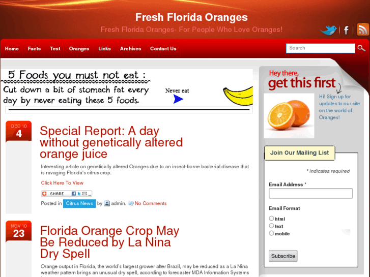 www.freshfloridaoranges.com