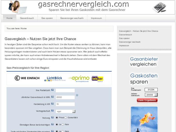 www.gasrechnervergleich.com