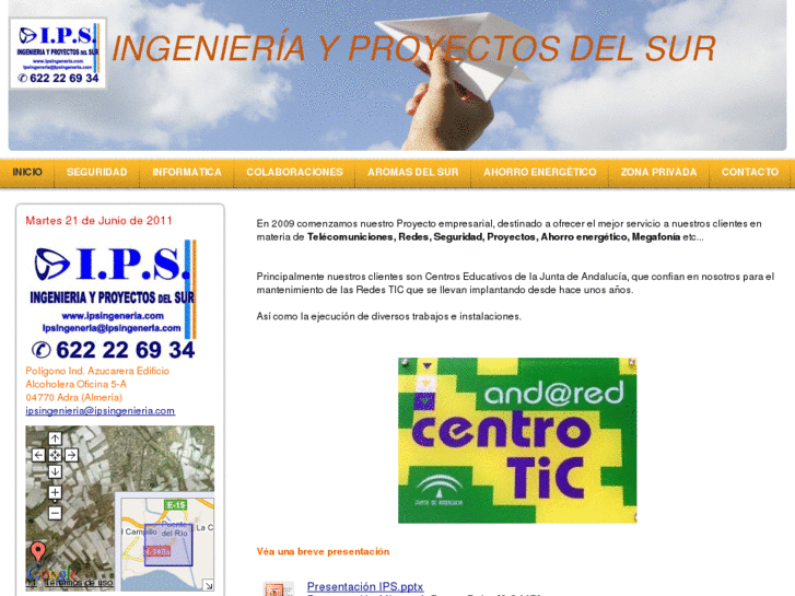 www.ingenieria-y-proyectos-del-sur.com