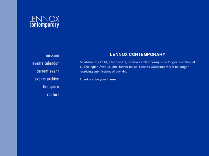 www.lennoxcontemporary.com