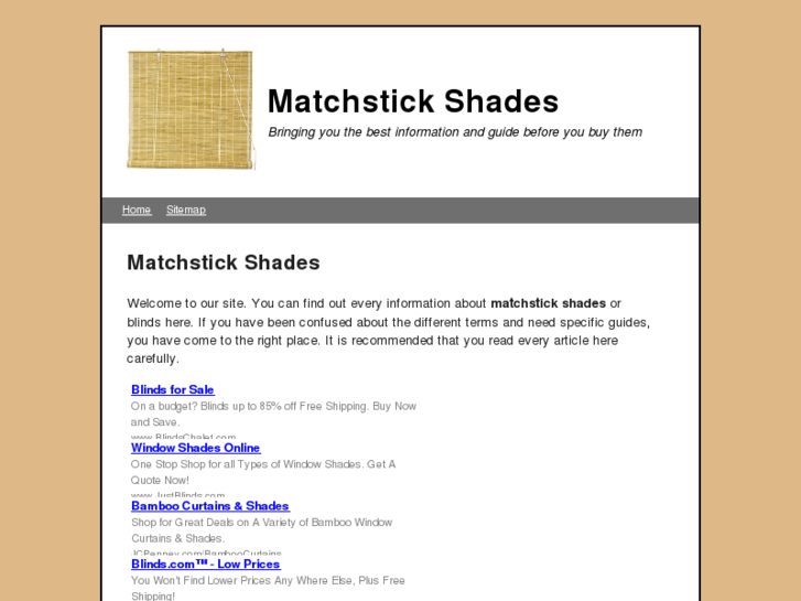 www.matchstickshades.org