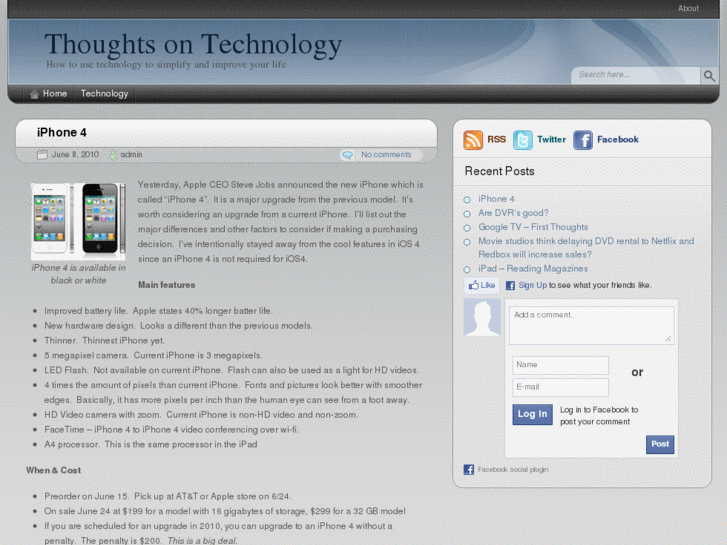 www.thoughtsontech.com