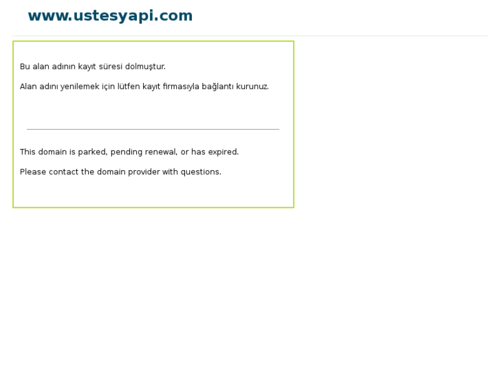 www.ustesyapi.com