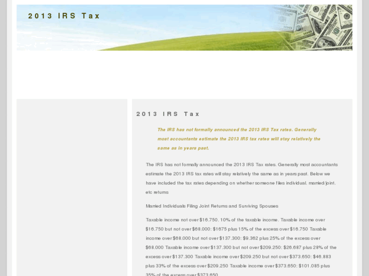 www.2013irstax.com