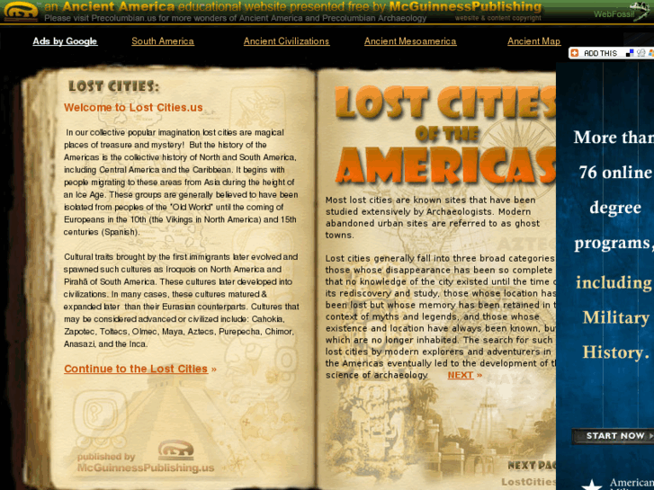 www.lostcities.us