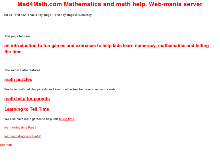 www.mad4math.com