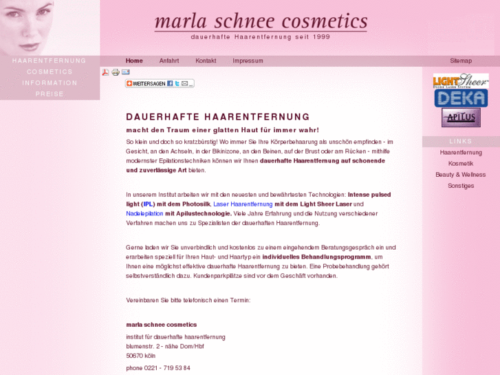 www.marla-schnee-cosmetics.de