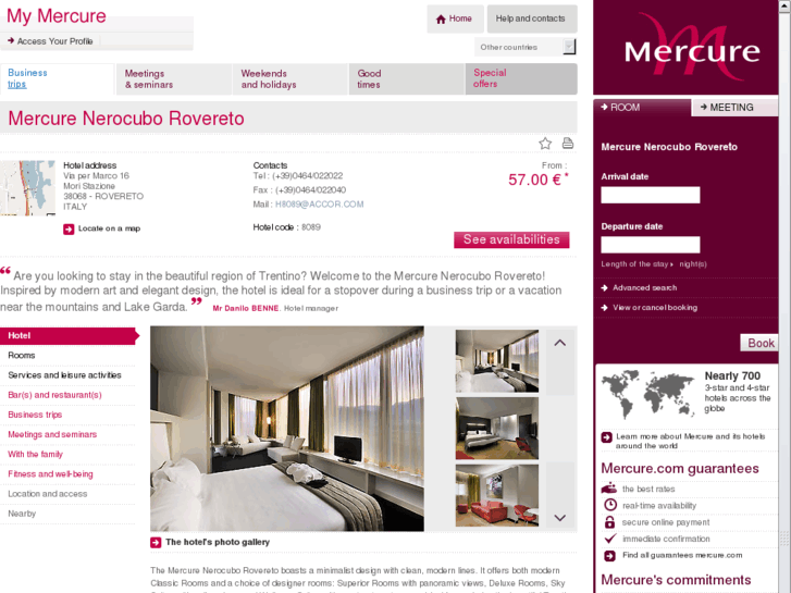 www.mercure-rovereto-nerocubo.com