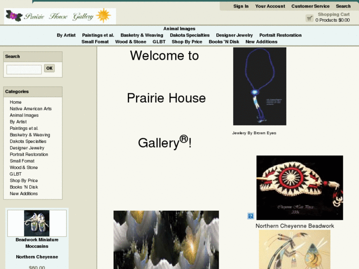 www.prairiehousegallery.com