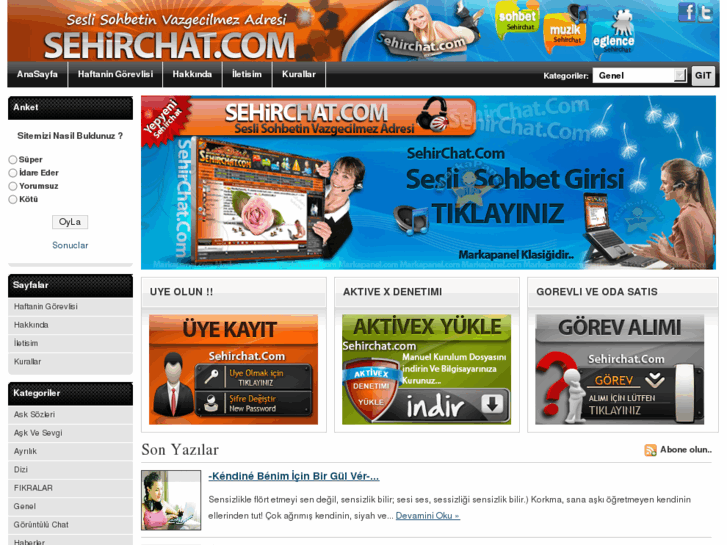 www.sehirchat.com