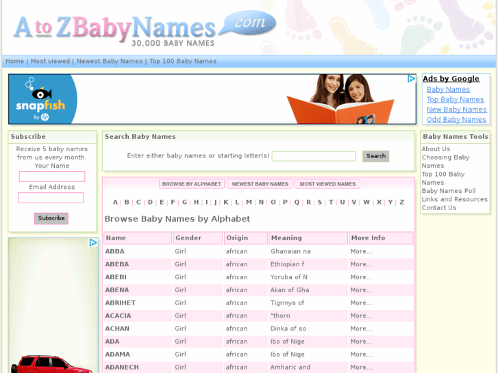 www.atozbabynames.com