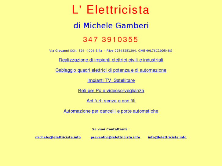 www.lelettricista.info