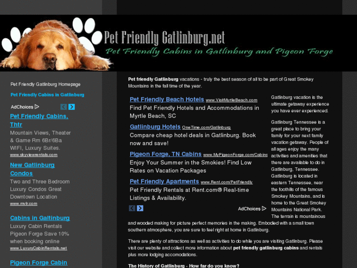 www.petfriendlygatlinburg.net