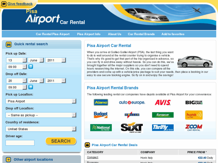 www.pisaairportcarrental.com