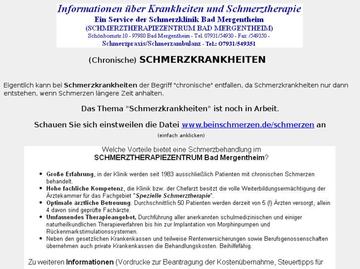 www.schmerzkrankheiten.de