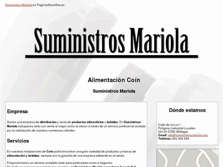 www.suministrosmariola.com