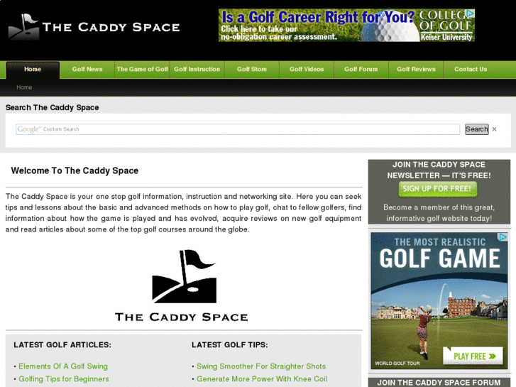 www.thecaddyspace.com