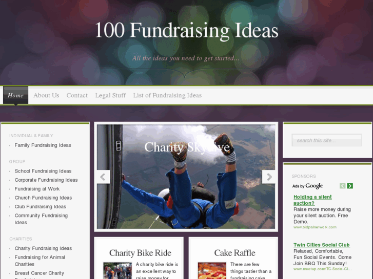 www.100fundraisingideas.co.uk