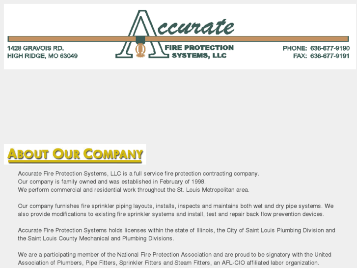 www.accuratefireprotection.com