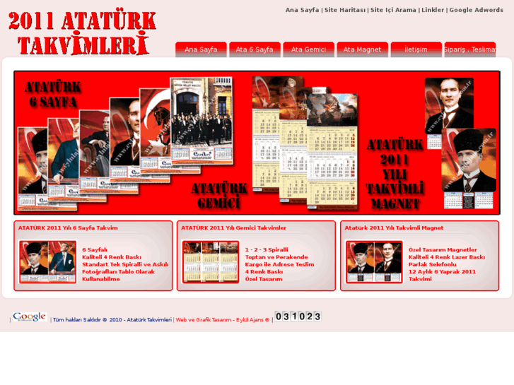 www.ataturktakvimleri.com