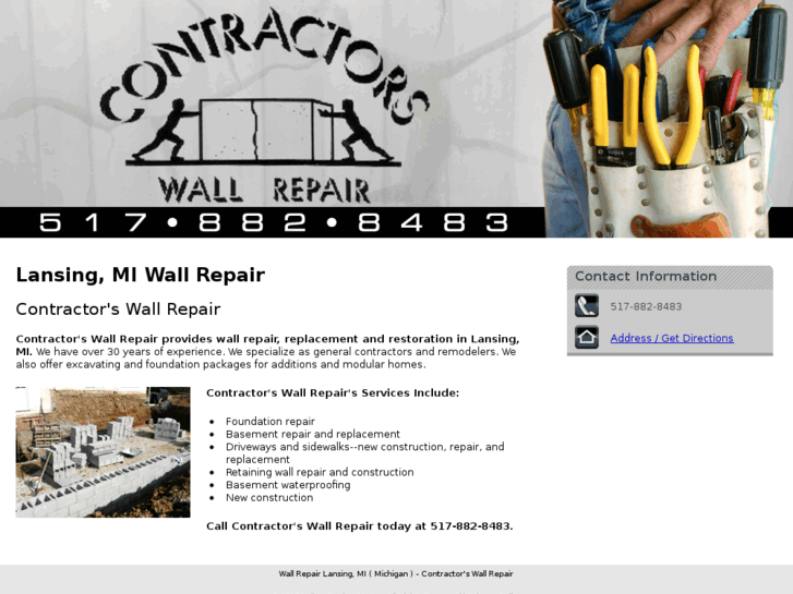 www.contractorswallrepairmi.com