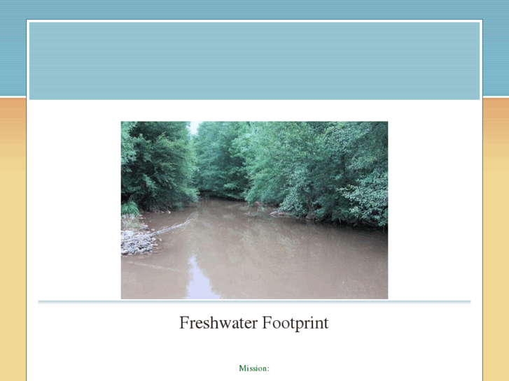 www.freshwaterfootprint.com