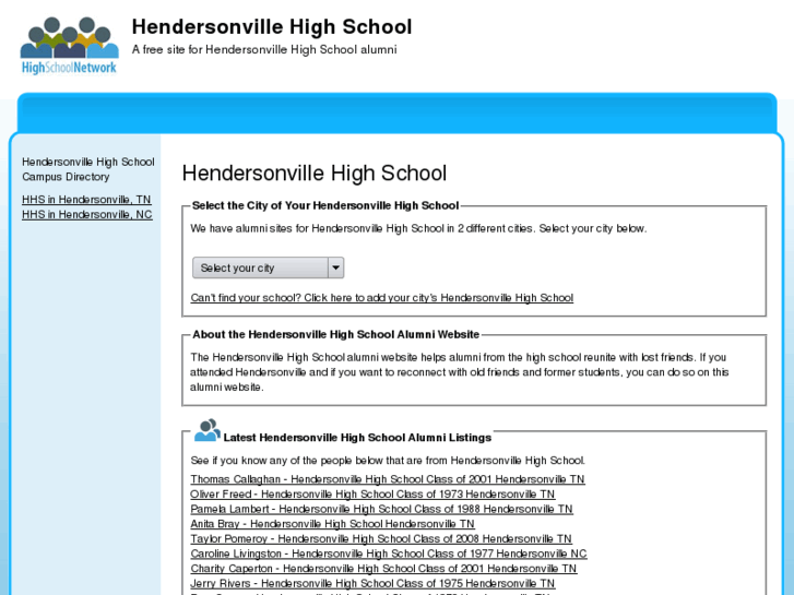 www.hendersonvillehighschool.net