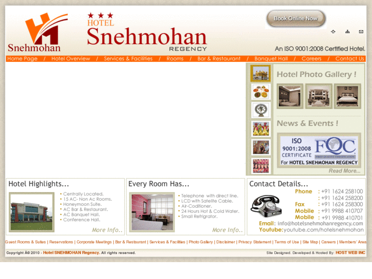 www.hotelsnehmohanregency.com